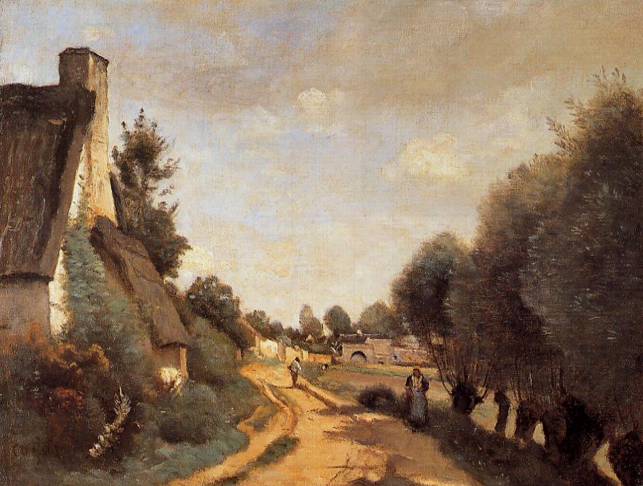 Jean-Baptiste-Camille Corot A Road near Arras